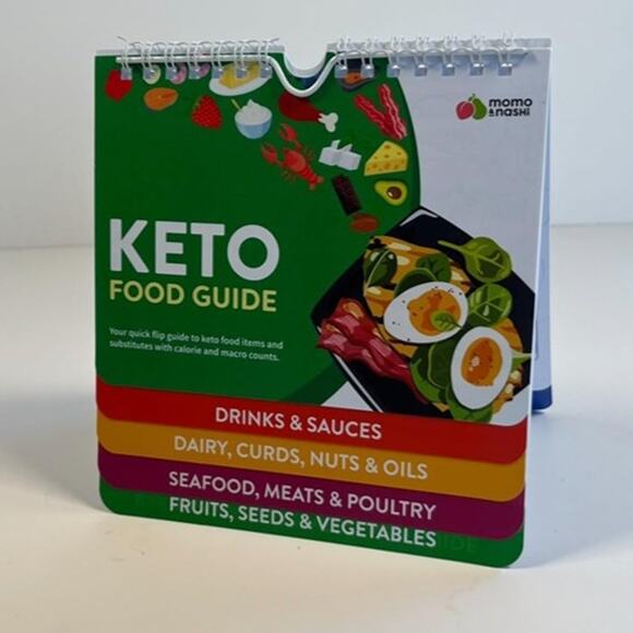 Keto Cheat Sheets Magnets Booklet - Keto Gifts For Women - Diet Beginners Guide - Picture 1 of 6